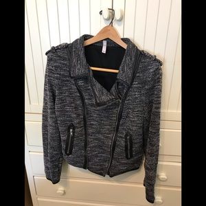 Target Marled Moto Jacket w/ Double Zip